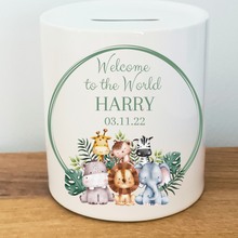 Load image into Gallery viewer, Safari Animal Money Bank