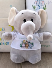Load image into Gallery viewer, Safari Soft Toy with T-Shirt