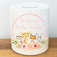 Load image into Gallery viewer, Woodland Animal Money Bank