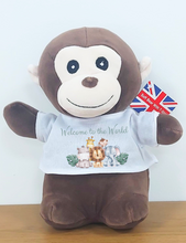 Load image into Gallery viewer, Safari Soft Toy with T-Shirt