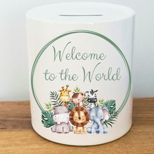 Load image into Gallery viewer, Safari Animal Money Bank