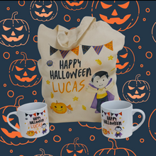 Load image into Gallery viewer, Little Witch or Devil Halloween / Killieween Bag & Mug SET