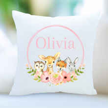 Load image into Gallery viewer, Woodland Animal Small Cushion