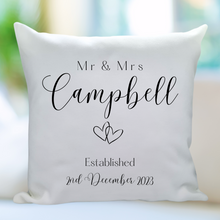 Load image into Gallery viewer, Simple Text Cushion - Personalised