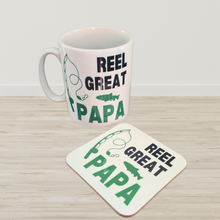 Load image into Gallery viewer, 'Reel Great' Fishing Mug/ Coaster