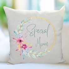 Load image into Gallery viewer, 'Special' Bright Floral Ring Cushion