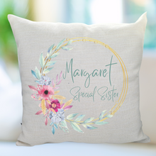 Load image into Gallery viewer, 'Special' Bright Floral Ring Cushion