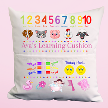 Load image into Gallery viewer, Learning Cushion- Personalised
