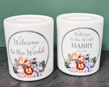 Load image into Gallery viewer, Safari Animal Money Bank