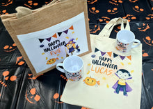 Load image into Gallery viewer, Little Witch or Devil Halloween / Killieween Bag & Mug SET