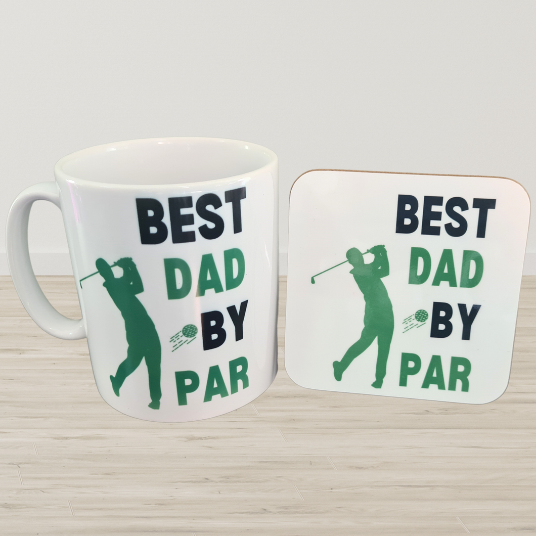 'Best by Par' Golfer Mug/ Coaster