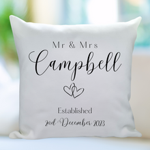Load image into Gallery viewer, Simple Text Cushion - Personalised
