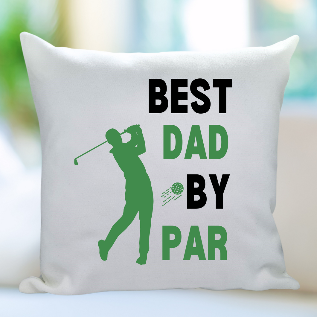 'Best by Par' Golfer Cushion